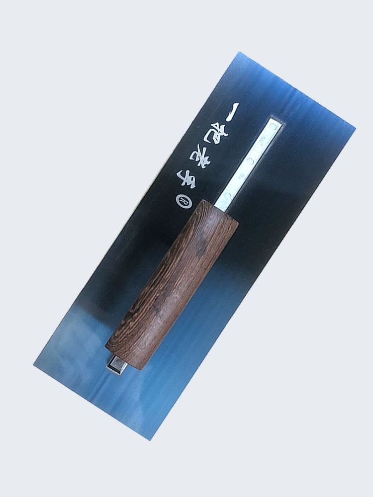 흙손 양고대 미장칼 고대 스마토 미장 쇠손 블루스틸 매끄럼틀 250mm 95mm - 상품 이미지