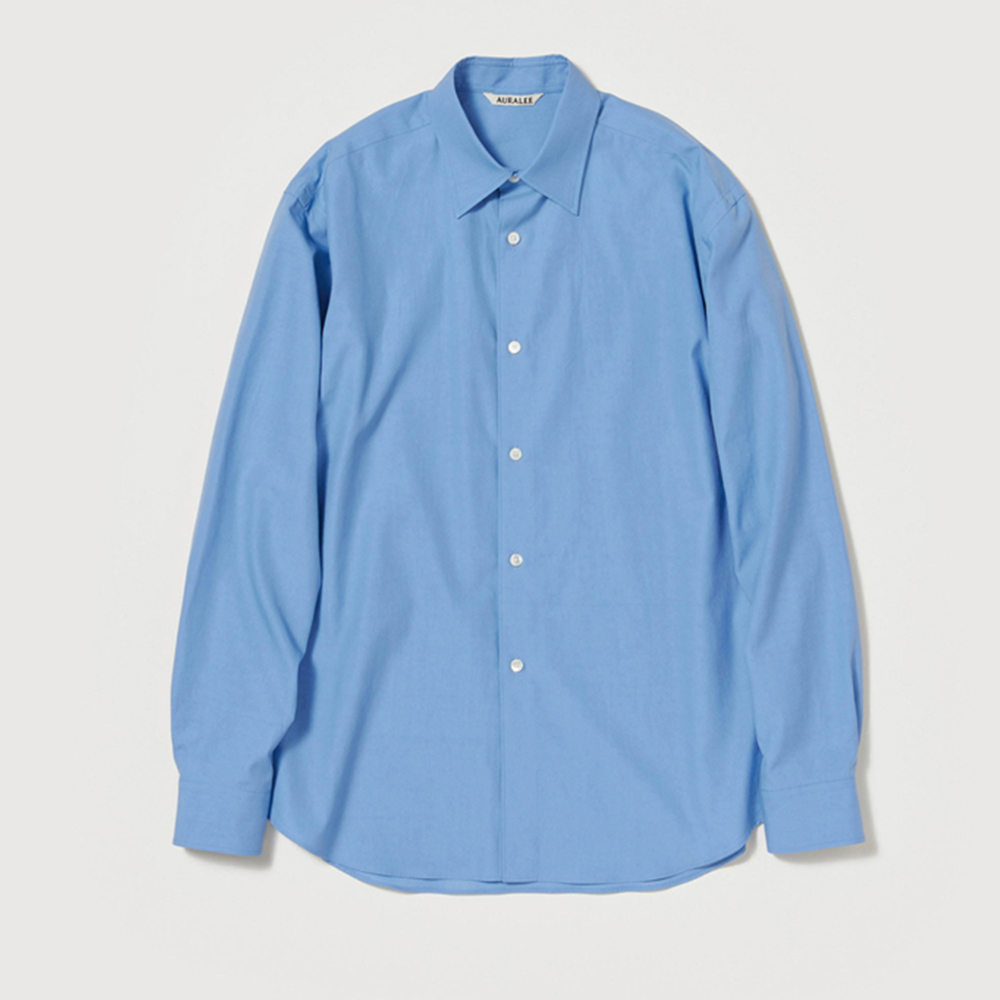 오라리 우먼즈 셔츠 WASHED FINX TWILL SHIRT 25FW - 상세 이미지 4