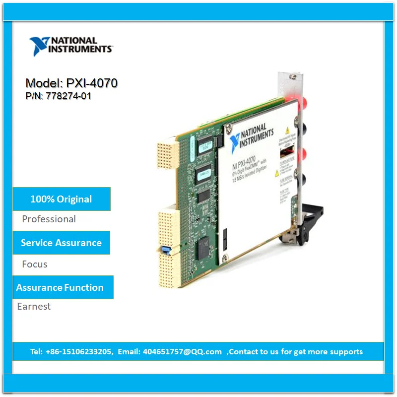 NI PXI-4070 온보드 1.8 MS/s 절연 디지털 기기 PXI 사테이블보다 778274-01 6 1/2 레벨 300 V