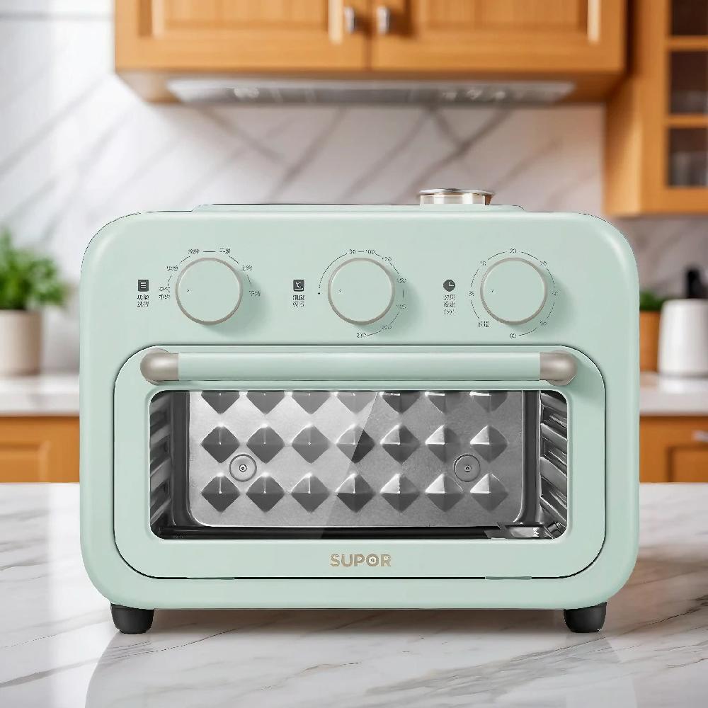 미니오븐 에어프라이어 12L 1250W 레트로다이얼 bying24 - 상품 이미지