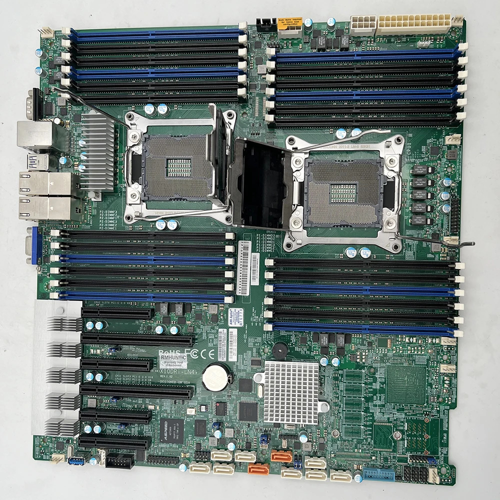 Supermicro 양방향 서버 EE- 마더보드X10DRi-LN4 LGA 2011 C612 E5-2600 v3/v4 군 DDR4 리퍼