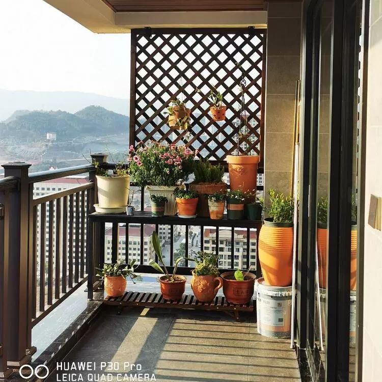나무 가림막 울타리 카페 발코니 래티스 화단 파티션 원목색 고객센터 문의 대 - 상세 이미지 3