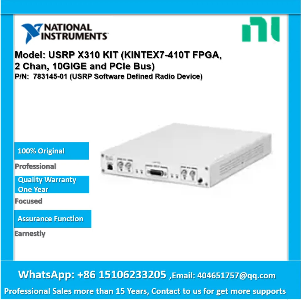 NI USRP X310 783145-01 키트 FPGA 2 채널 10GIGE PCIE KINTEX7-410T