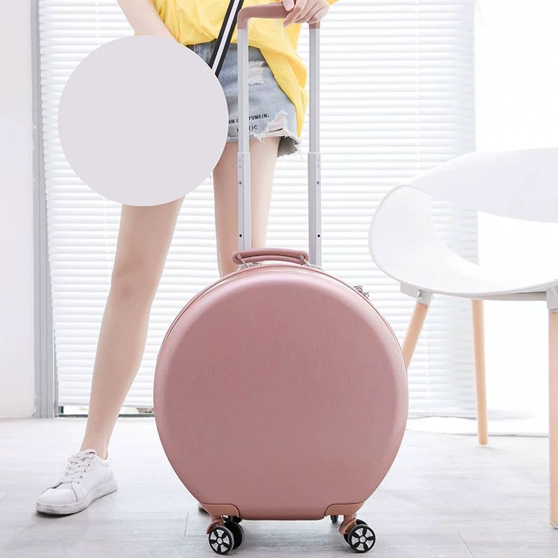 캐리어 원형 여행용 트롤리 로우그레이 여행가방 파일럿 화이트 레드테두리 단상자 20inch - 상세 이미지 2