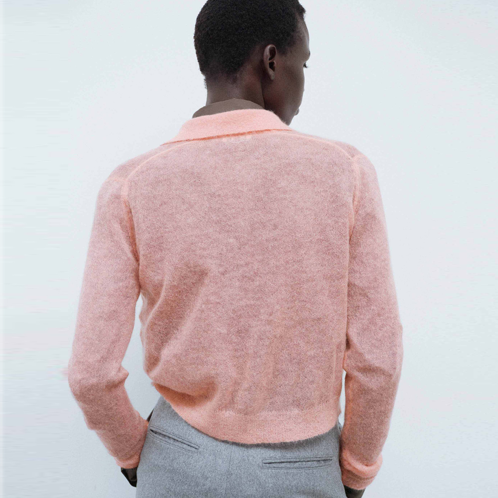 오라리 우먼즈 가디건 KID MOHAIR SHEER KNIT SHIRT CARDIGAN 25FW - 상세 이미지 3