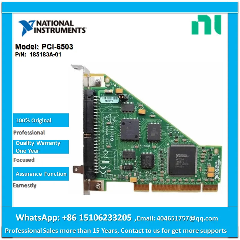NI PCI-6503 디지털 입출력 PCI 카드 24핀