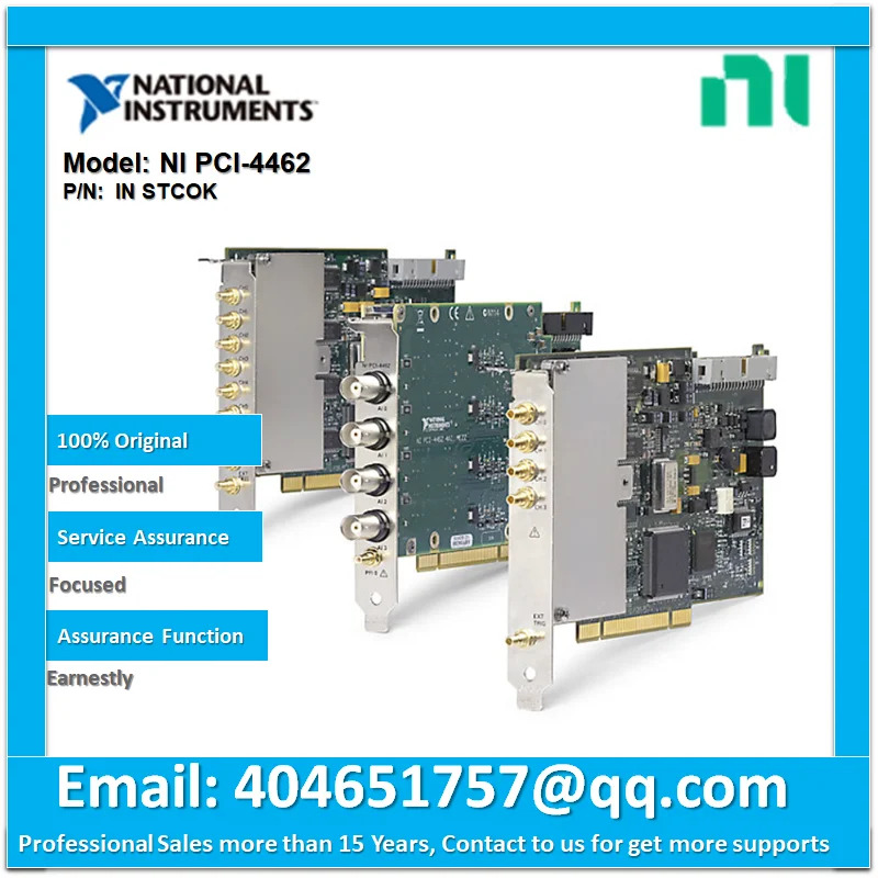 NI PCI-4462 사운드 진동 듀얼 AD/DA 캡처 카드 24 비트 204.8K
