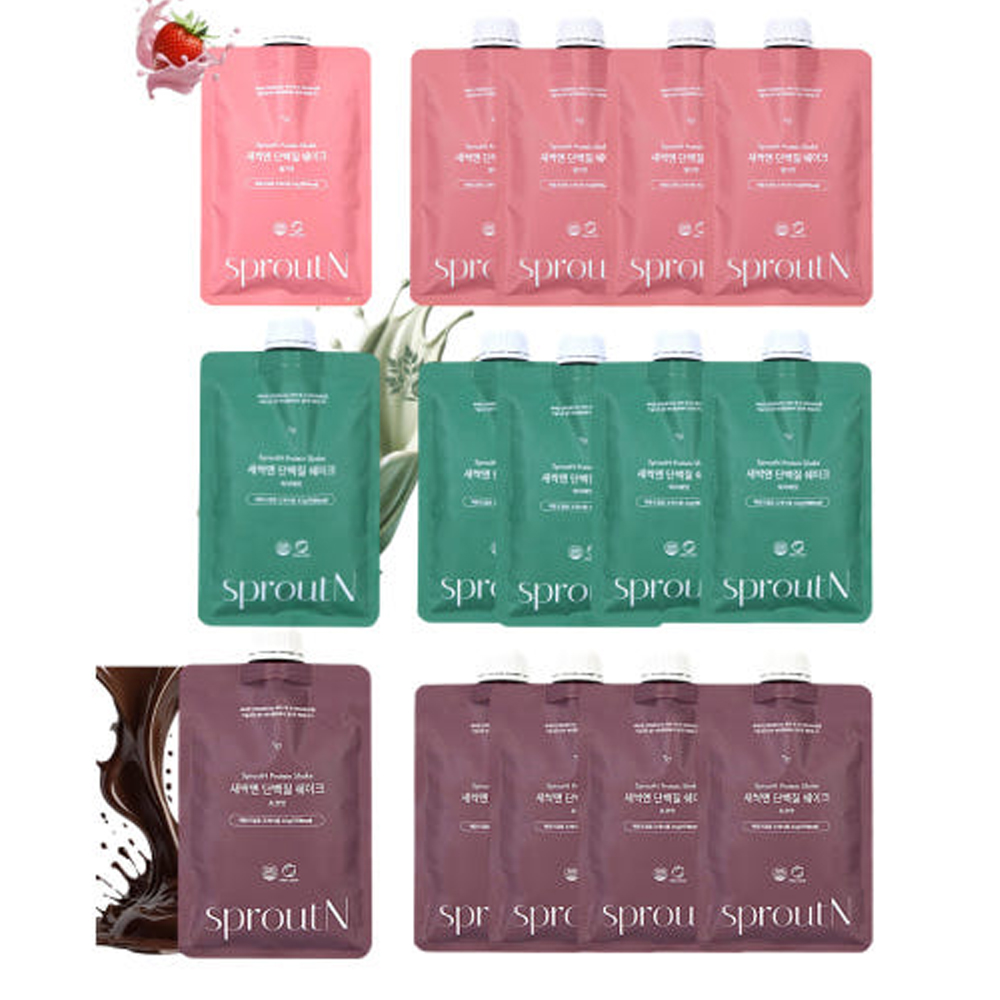마미레 단백질 쉐이크 3가지맛 쑥라떼맛, 40g, 30개 - 상품 이미지