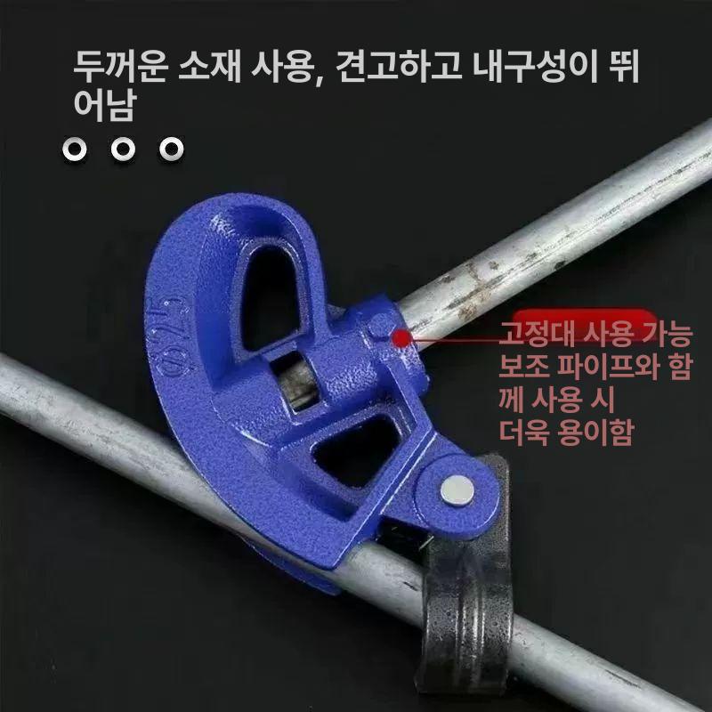 수동 파이프 밴딩기 외경 동관 유압 굴곡기 절곡기 수도 SH-1 2 4분 20mm 중형 - 상세 이미지 5