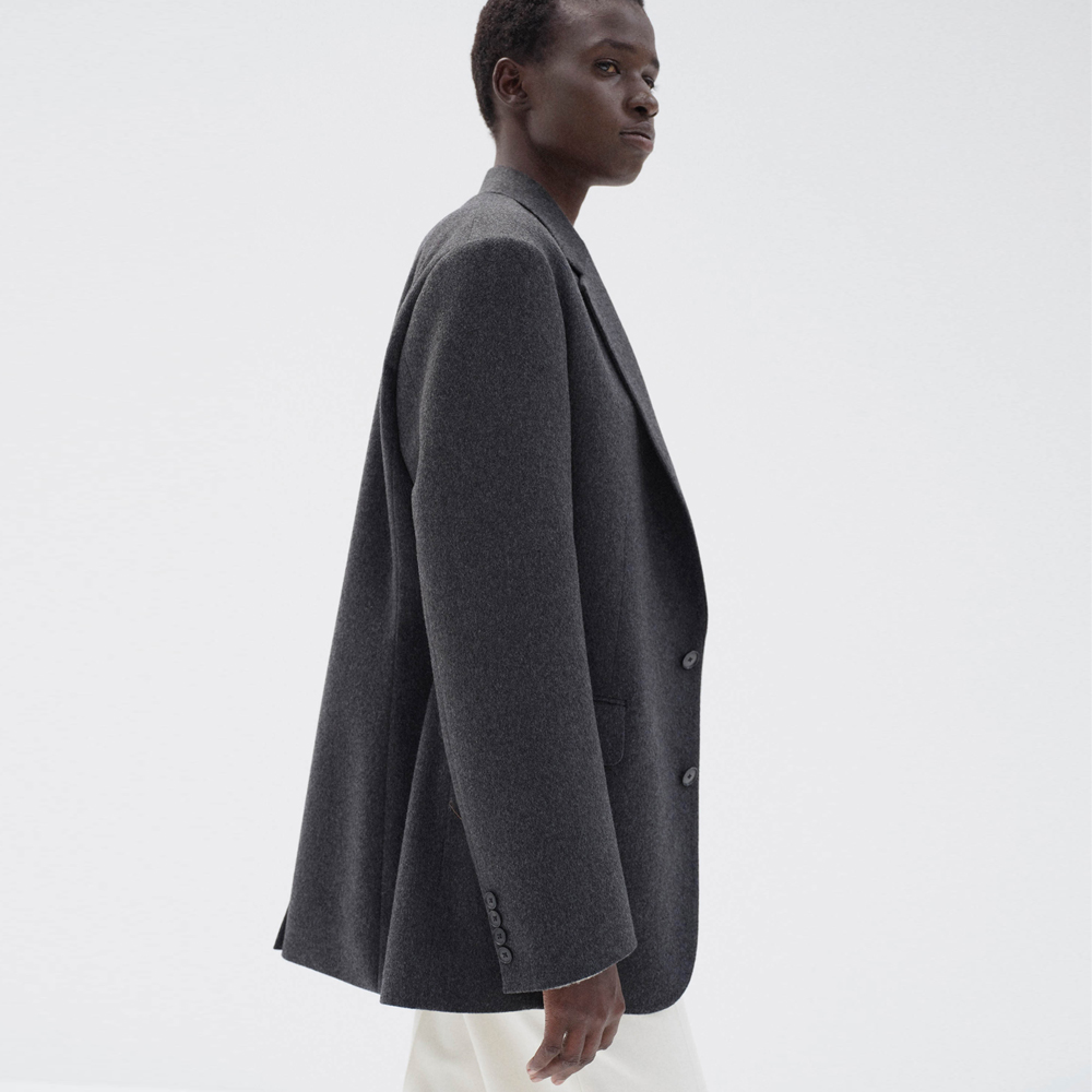 오라리 우먼즈 자켓 CASHMERE MOLESKIN JACKET 25FW - 상세 이미지 3