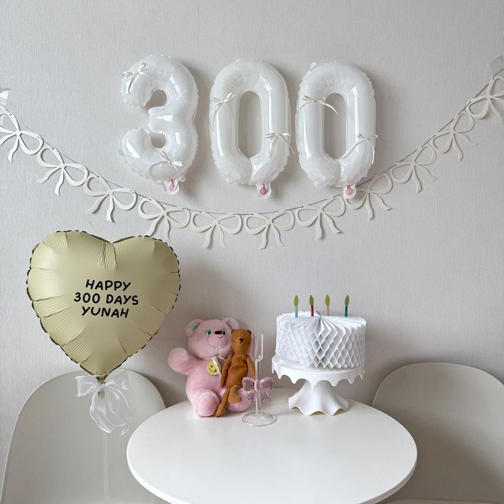기념일 아기 300일 풍선 셀프촬영 풍선 레터링 이미지 3