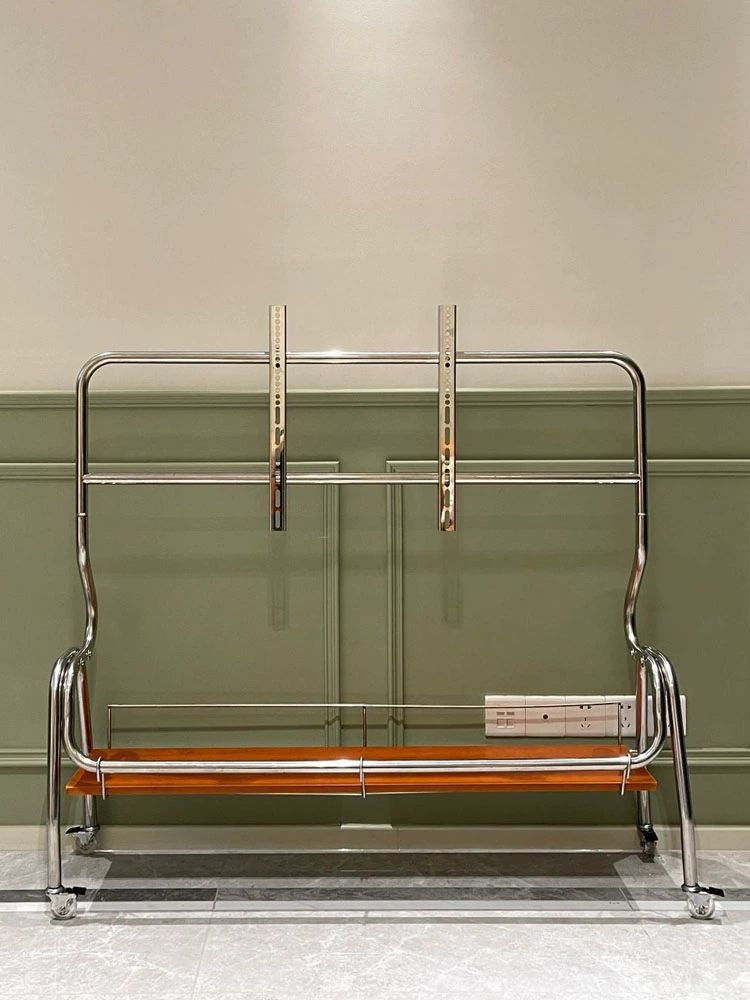 이동식 TV 거치대 무빙 티비 지지대 티비다이 블랙직판형 120x36x90cm - 상세 이미지 5