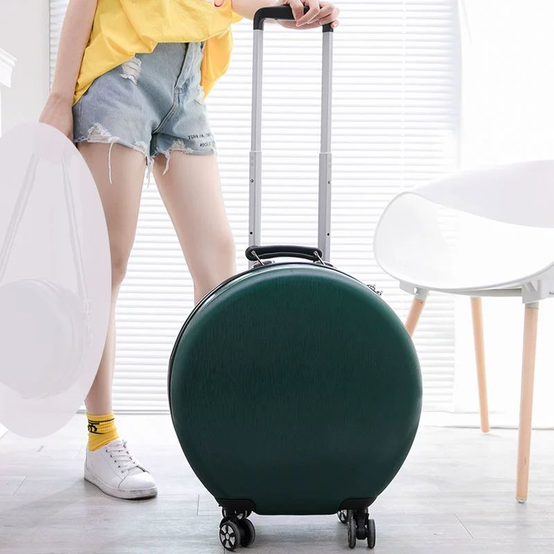 캐리어 원형 여행용 트롤리 로우그레이 여행가방 파일럿 화이트 레드테두리 단상자 20inch - 상세 이미지 4