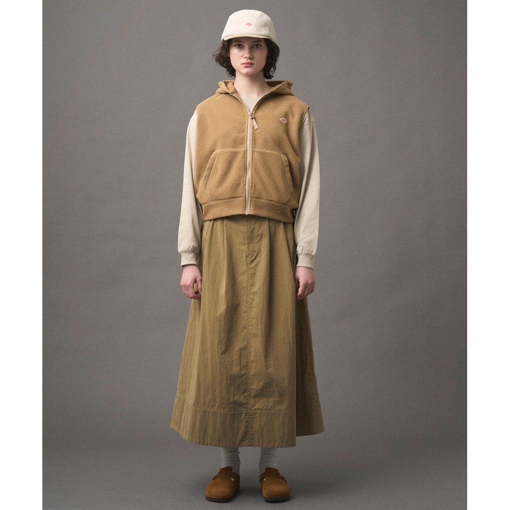 단톤 투턱 롱 스커트 여성 DT-F0073CNO BEIGE 36 - 상세 이미지 2
