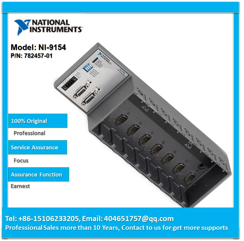NI 9154 782457-01 CompactRIO견고고성능 I/ O 추가 PC 기반 응프로 또는 CompactRI 확장