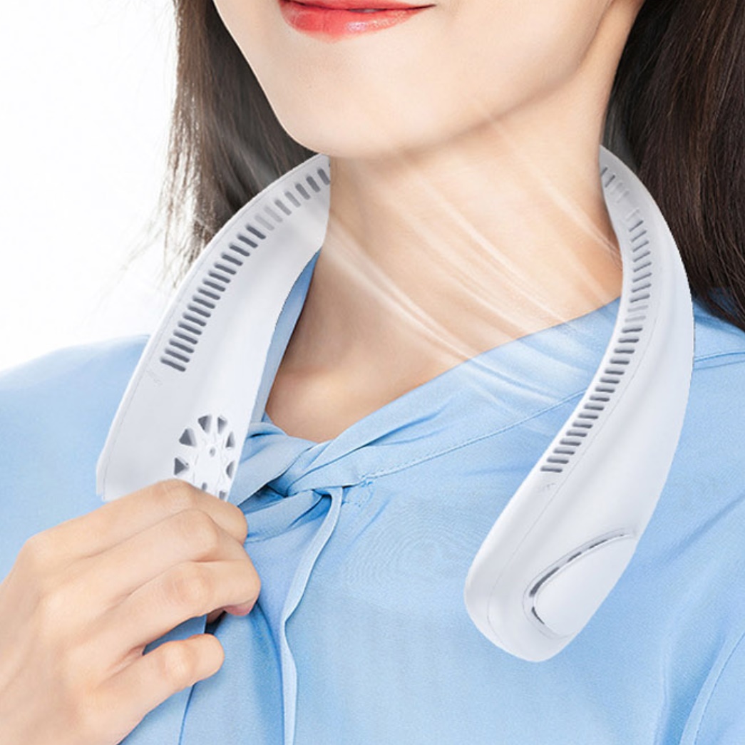 목에 거는 선풍기 어린이 선풍기 목걸이형 선풍기 충전용 넥 에어컨