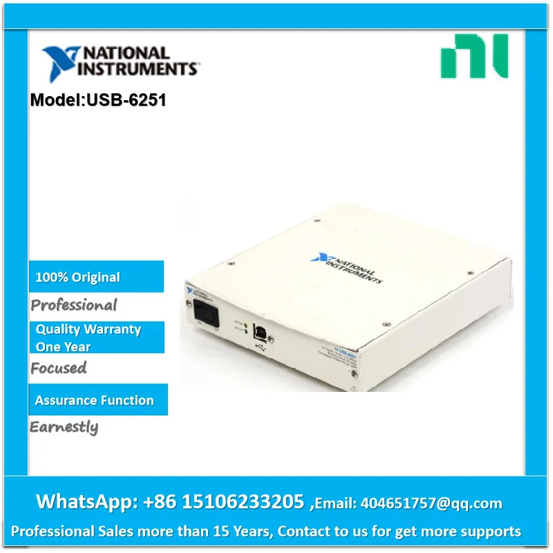 NI USB-6251 M 시리즈 DAQ 장치 NI-DAQMX 어 코드 220VAC