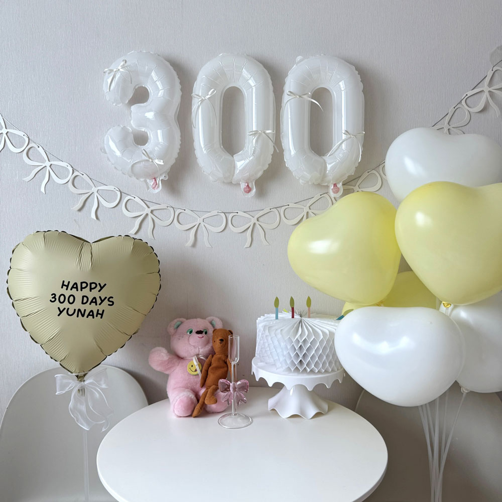 기념일 아기 300일 풍선 셀프촬영 풍선 레터링 이미지 2