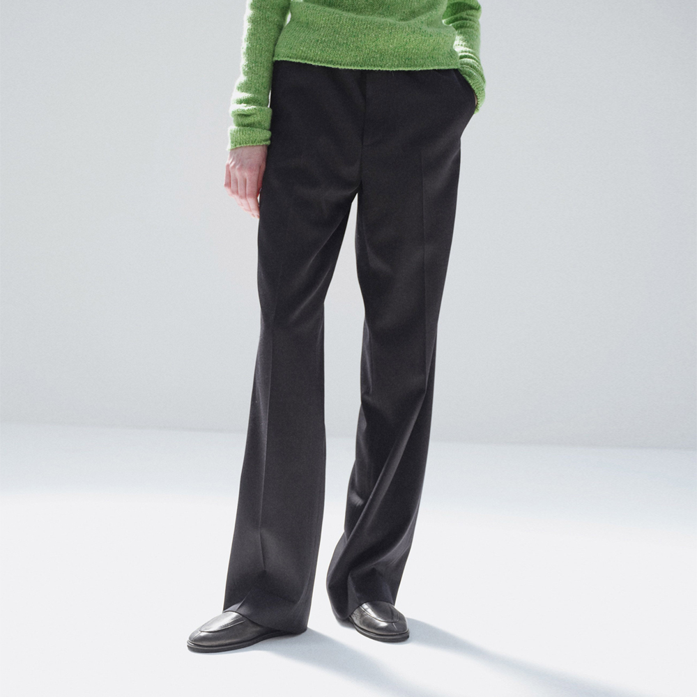 오라리 우먼즈 바지 LIGHT WOOL MAX GABARDINE SLACKS 25FW - 상품 이미지