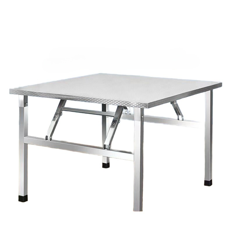 스텐테이블 접이식 사각 주방 야외용 바비큐 식당 포차 길이 100cm 100cm 55cm - 상품 이미지