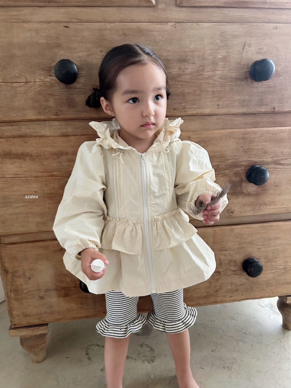 프라하윈드자켓 아기 유아 여아 아젤리아