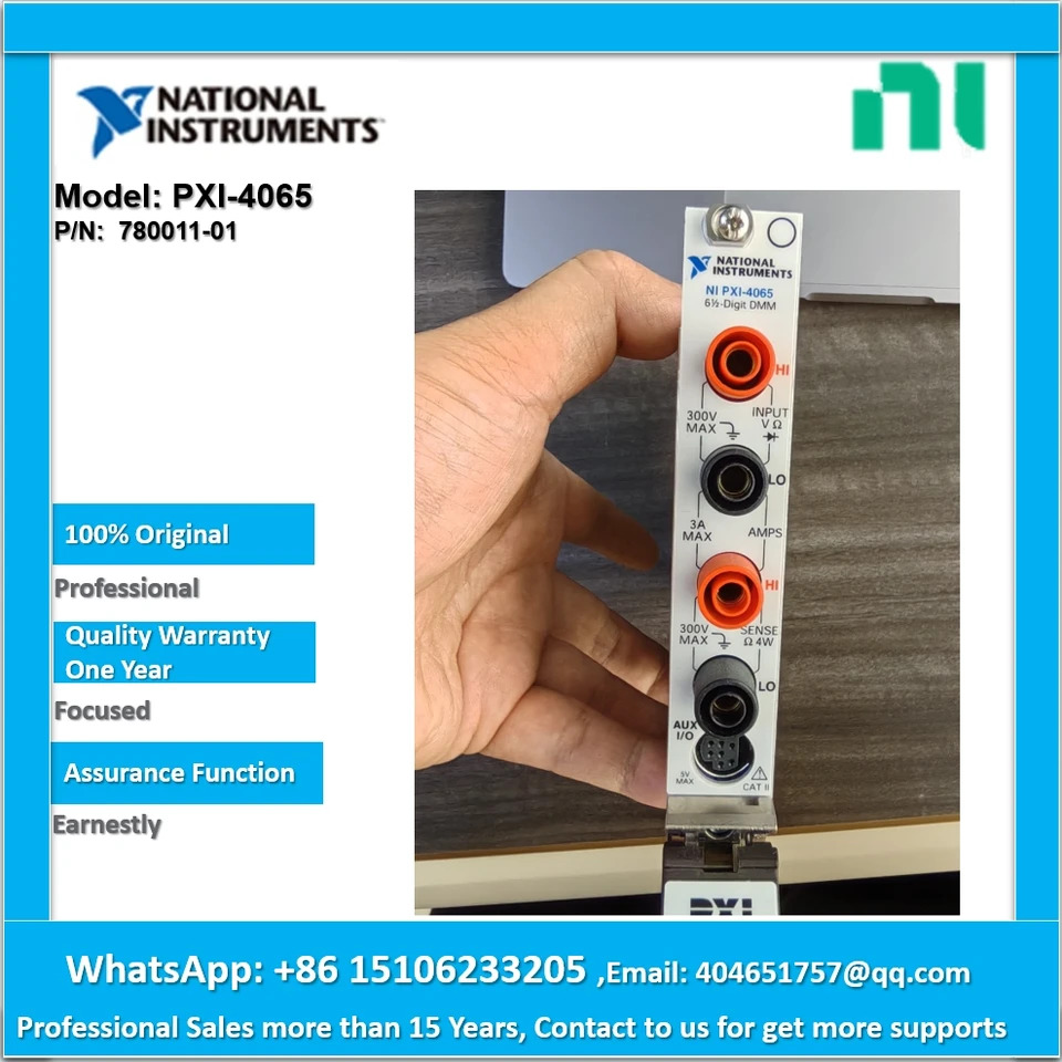 NI PXI-4065 멀티미터 모듈식 기기 780011-01
