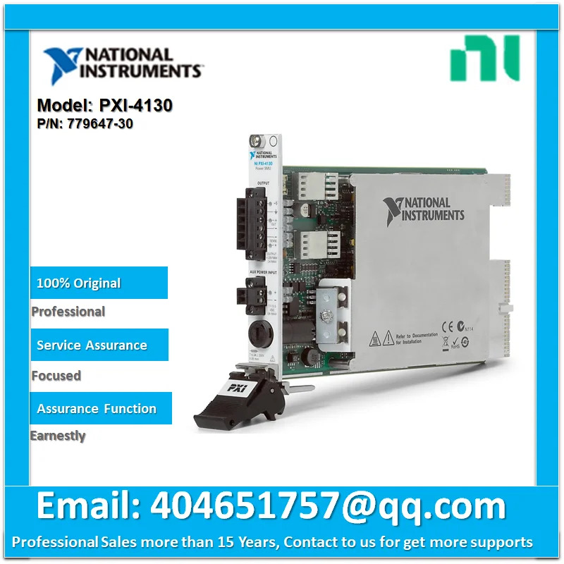 NI PXI-4130 프로그래밍 가능고전력 측정 장치 SMU 779647-31 779647-30
