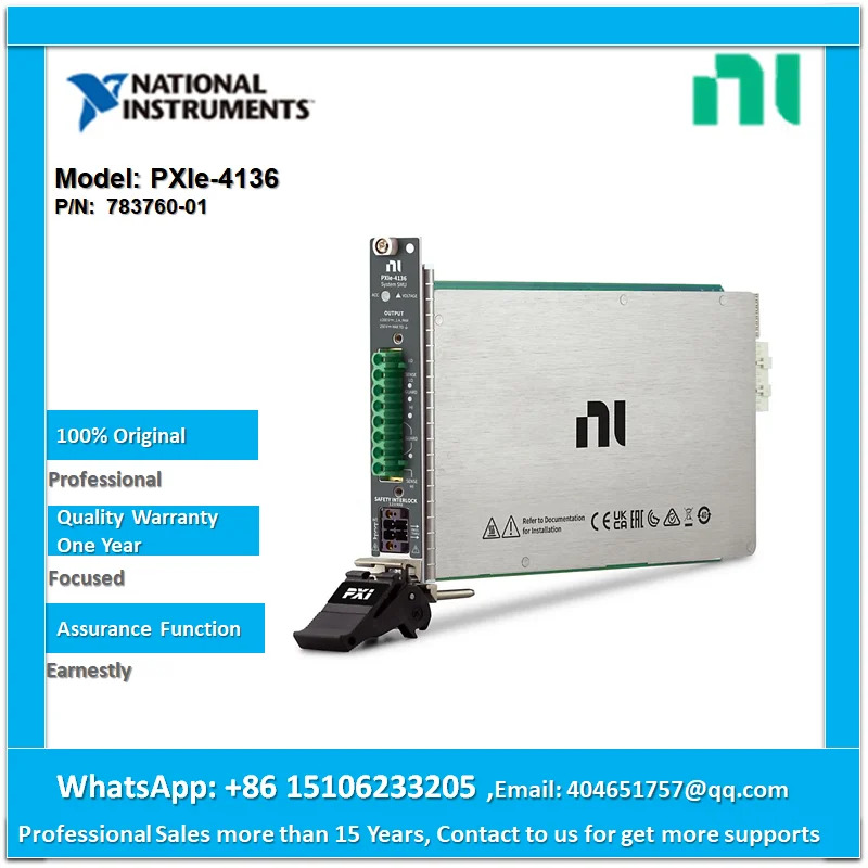 PXI 측정 유닛 NI PXIe-4136 783760-01 PXIe 200 V 1 A DC 20 W pA 시스템