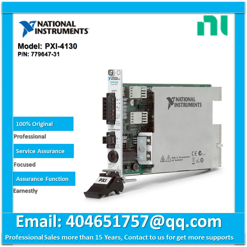 NI PXI-4130 프로그래밍 가능고전력 측정 장치 SMU 779647-31 779647-30