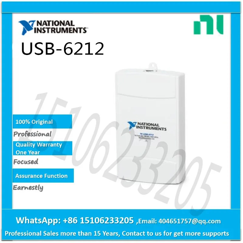 NI USB-6212 780169-01 은 아날로그 입력 디지털 출력 32 비트 카운터 2 개