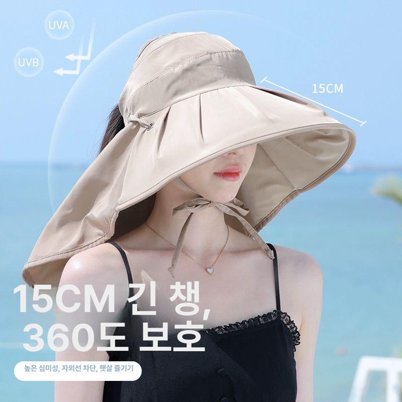 모자 성인 물놀이 돌돌마는 농부 햇빛 야외수영 진그레이 머리둘레 방풍로프포함55 - 상세 이미지 4