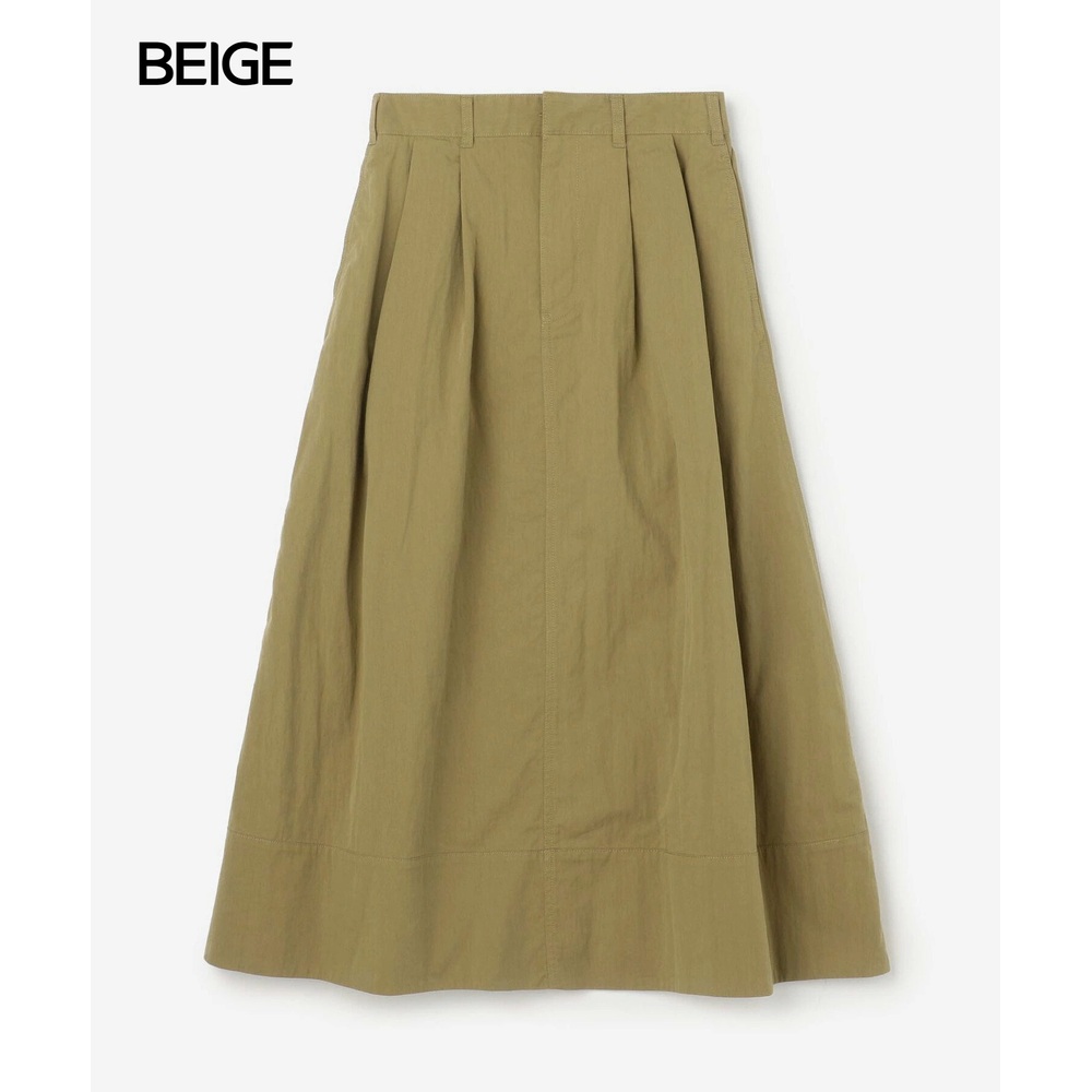 단톤 투턱 롱 스커트 여성 DT-F0073CNO BEIGE 36 - 상세 이미지 5