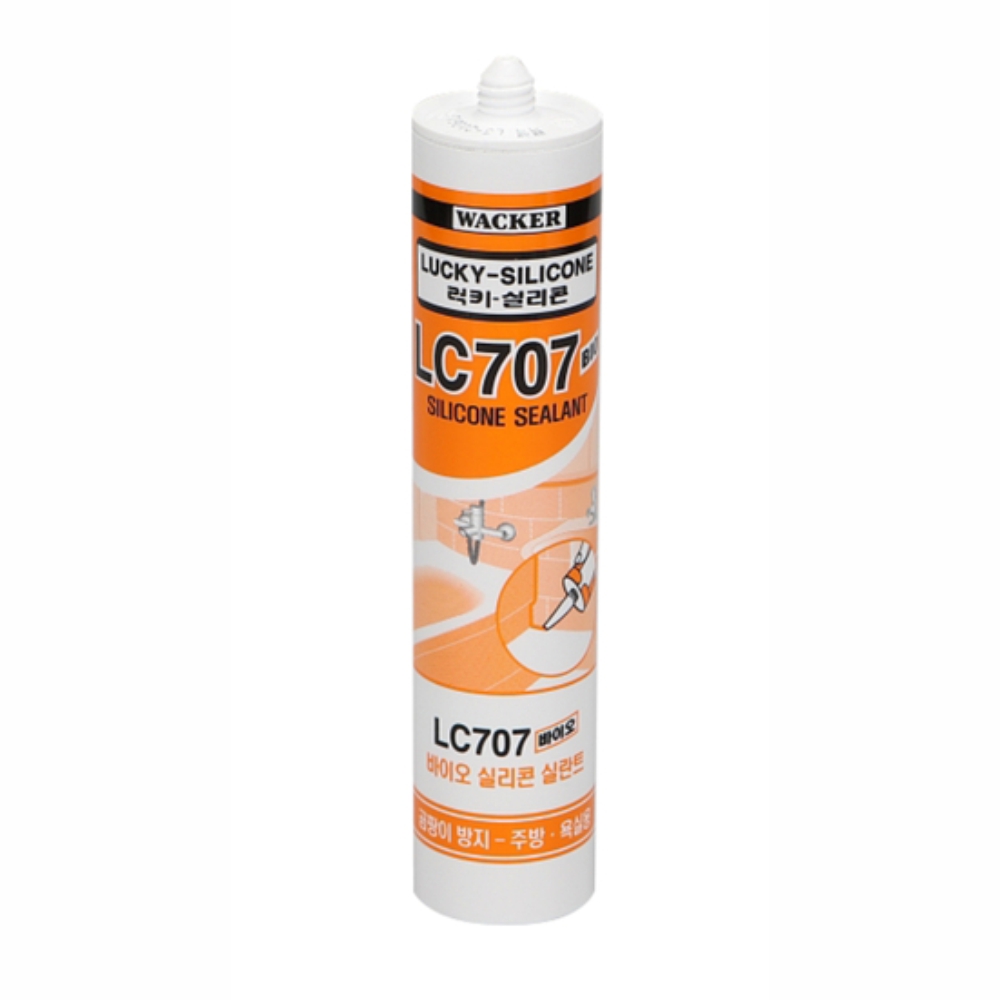럭키실리콘 바이오 실리콘 실란트 LC707 백색 270ml 바커케미칼 - 상품 이미지