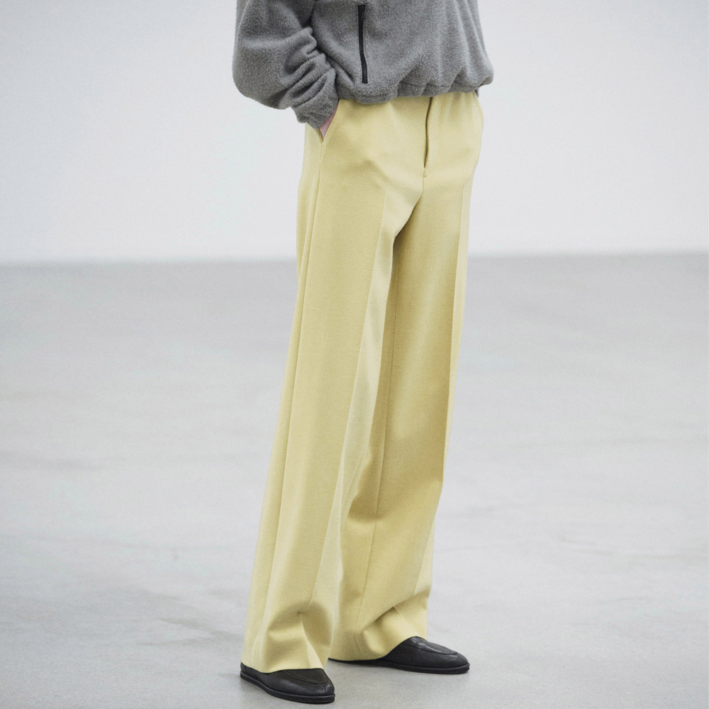 오라리 우먼즈 바지 TENSE WOOL DOUBLE CLOTH SLACKS 25FW - 상품 이미지
