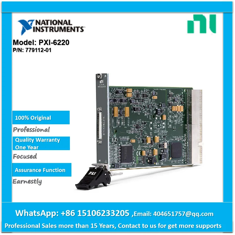 NI PXI-6220 779112-01 PXI DAQ 신호 조절