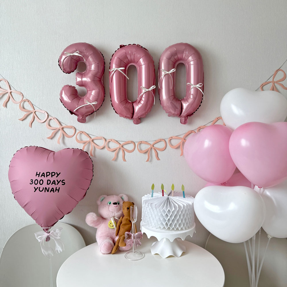 아기 300일 풍선 기념일 셀프촬영 풍선 레터링 이미지 2