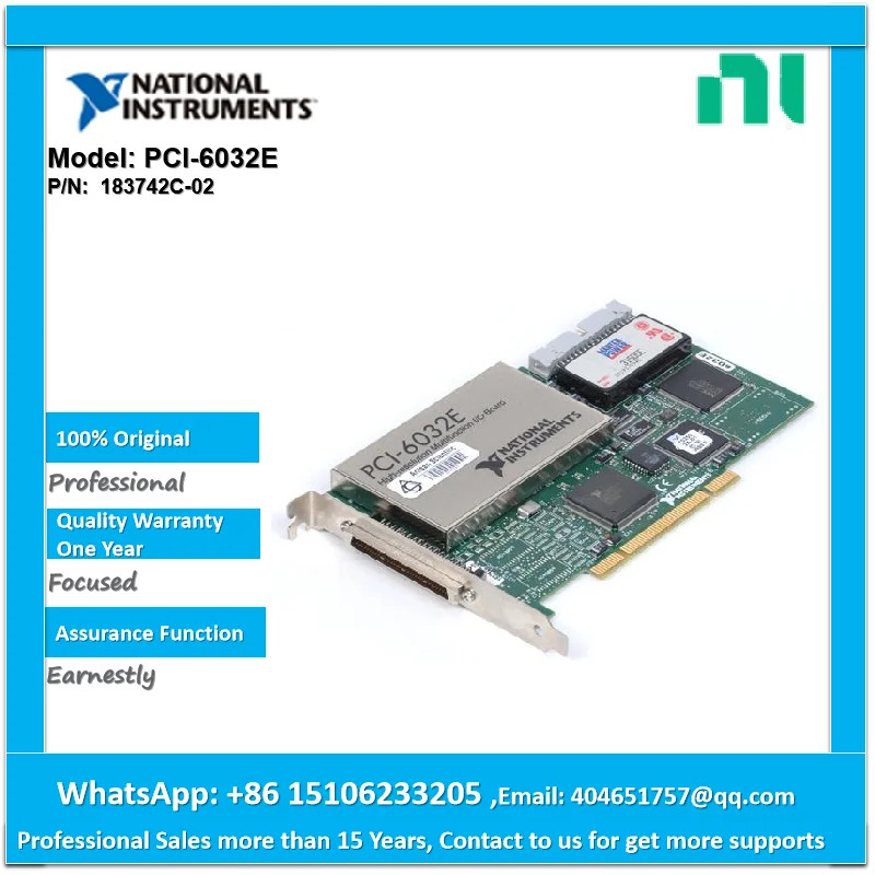 NI PCI-6032E DAQ 모듈 16 비트 아날로그 입력 100 kS/s