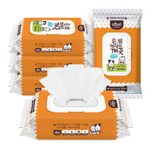 [1박스] 에티펫 강아지물티슈 손발엉덩이 깨끗 도톰한 티슈 100매, 1... 솔직 후기 | 실제 사용자 리뷰 총정리 - 상품 이미지 2
