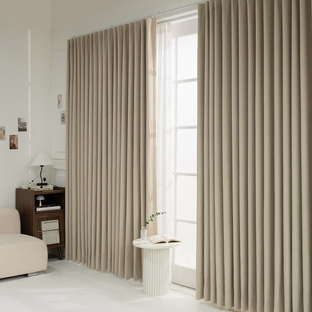 아라크네 레이브 형상기억 100% 암막커튼 방한방풍 거실 핀형 150x170