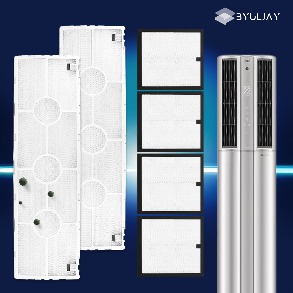 [호환] LG 엘지 에어컨필터 듀얼 스탠드 초미세2EA+미니4EA 필터 세트 별제이