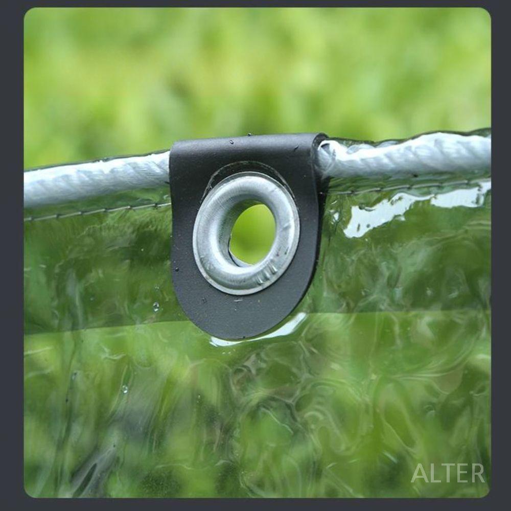 PVC 반투명 방수 우레탄 덮개 방풍 비닐 천 야외 커튼 천막 0.35mm 두께 일반형 2x2m - 상세 이미지 4