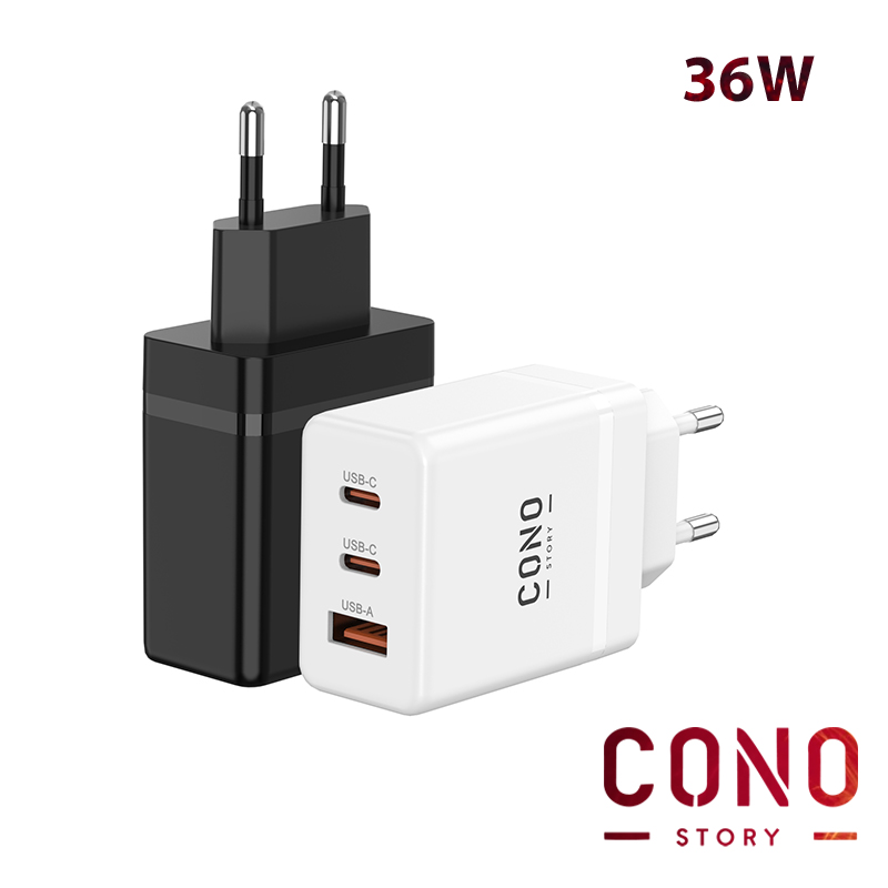 코노 GaN PD 고속 여행용 휴대폰 충전기 케이블 25W 36W 제품 이미지