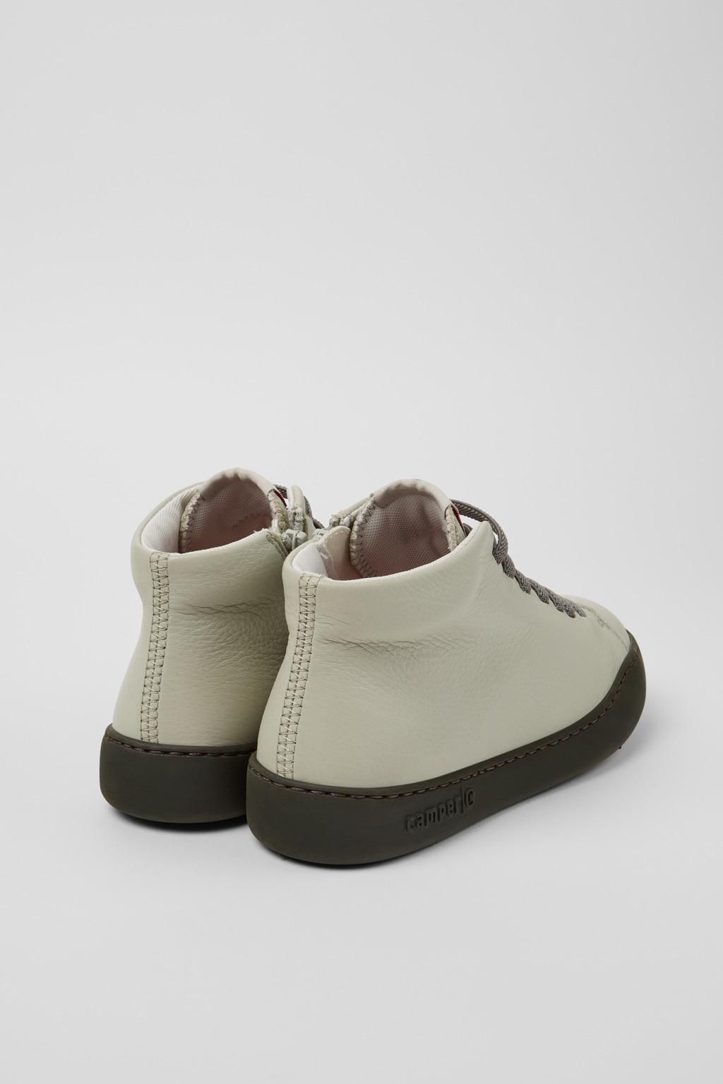 캠퍼 테크니컬 그레이 레더 스니커즈 부티 Peu Touring K400422-029 BEIGE - 상세 이미지 3