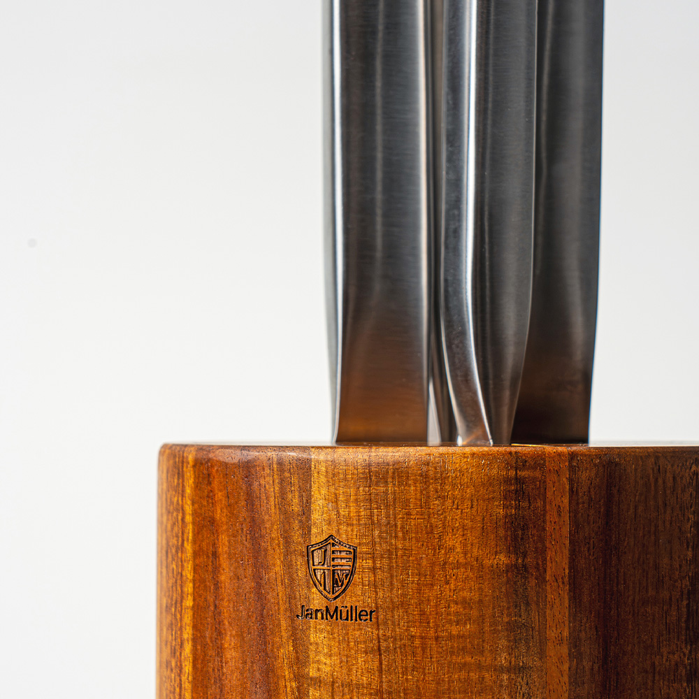 얀뮬러 아카시아 캡슐 칼 꽂이 거치대