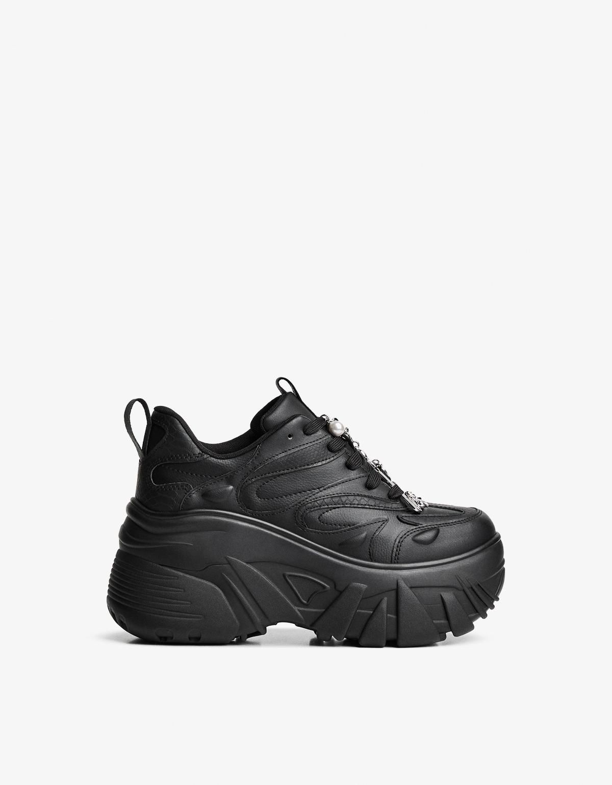 버쉬카 청키 XL 플랫폼 스니커즈 1522/664 BLACK - 메인 이미지