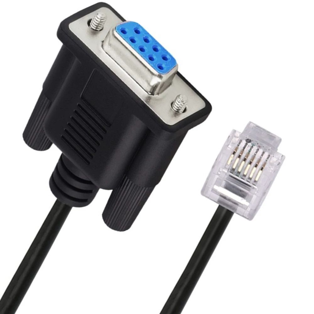 RS232 DB9 RJ11 팩 DB9핀 RJ12 6FT L6FT 6P6C 1.8m - 상품 이미지