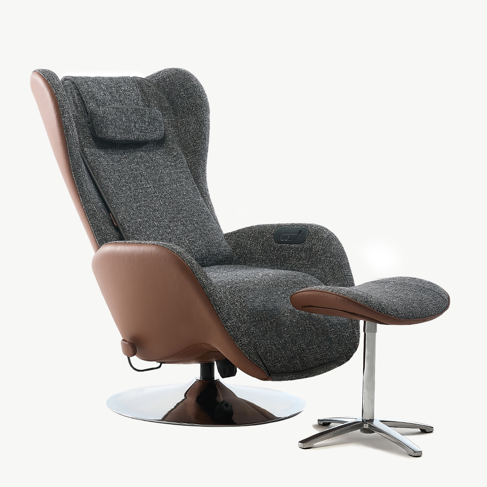 알트레스트 AL002 마사지 1인용 리클라이너 기능성 패브릭 안마의자 아이보리