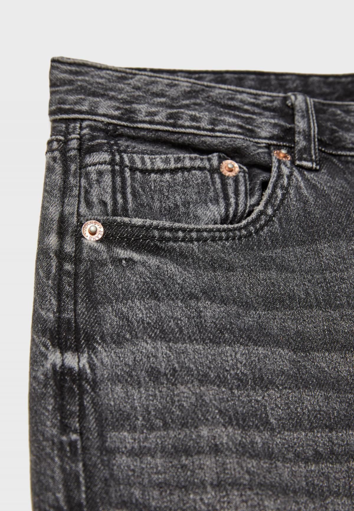 스트라디바리우스 트렌디 로우라이즈 와이드핏 데님 청바지 1441/620 BLACK DENIM WASH - 상세 이미지 3