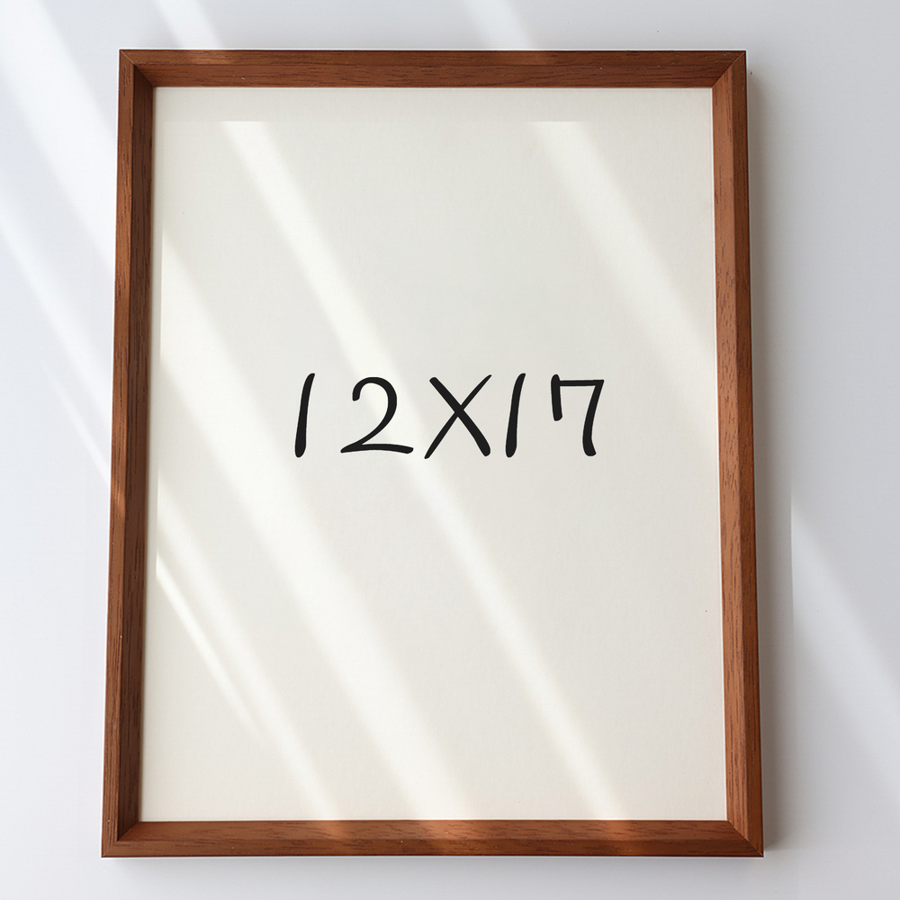7mm삼각 원목액자 웨딩액자 아크릴 프레임 틀 제작 우드 12x17 304x431mm, 오크 - 메인 이미지