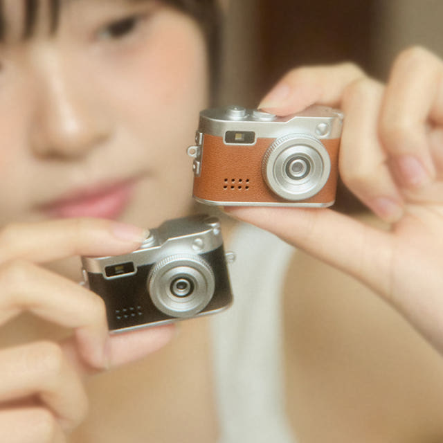 디얼 초미니 키링 캠 빈티지 카메라 풀세트